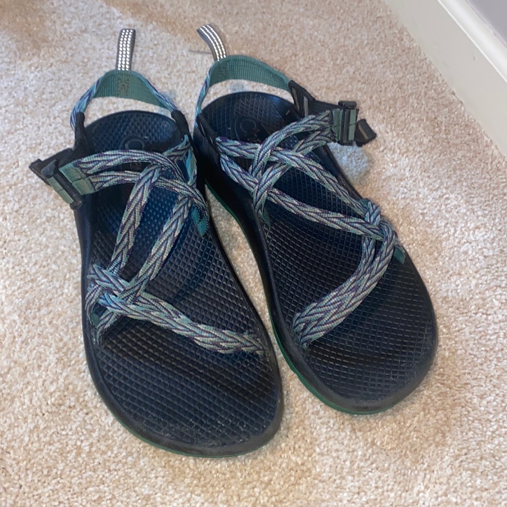 Chaco Women's ZX/2 Classic Sandal Green Blue Purple 6US Regular Width